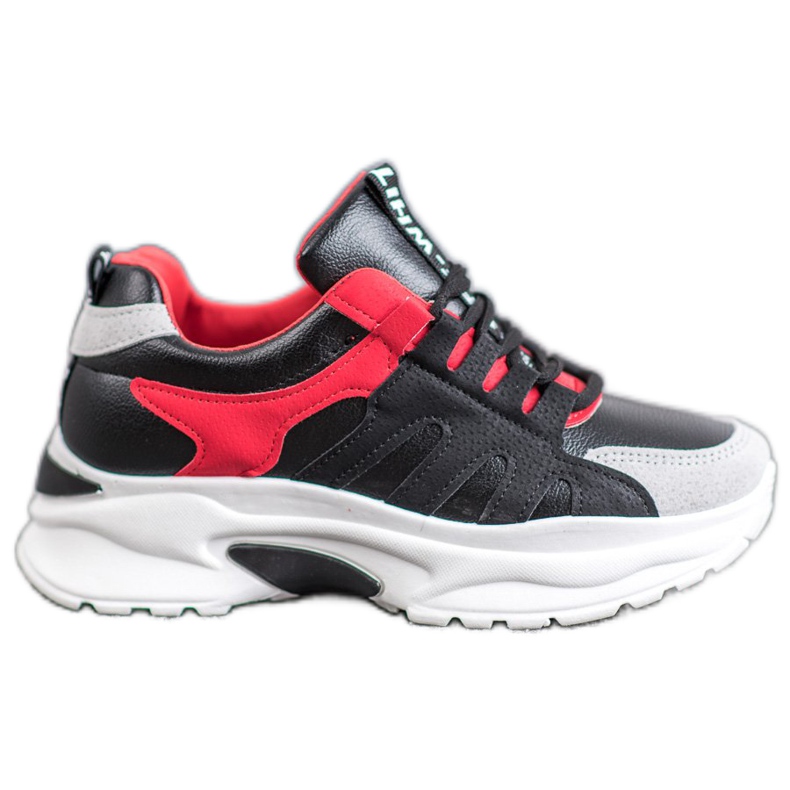 SHELOVET Pantofi sport pentru femei negru multicolor