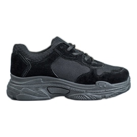 SHELOVET Încălțăminte sport cu șiret negru SHELOVET Încălțăminte sport cu șiret negru