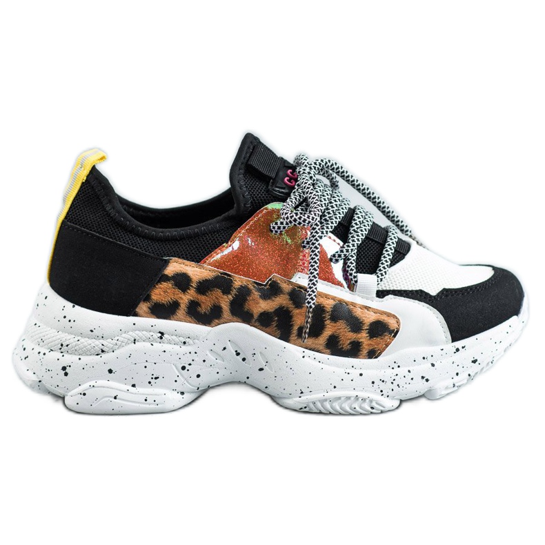 SHELOVET Pantofi sport cu imprimeu leopard negru multicolor SHELOVET Pantofi sport cu imprimeu leopard negru multicolor