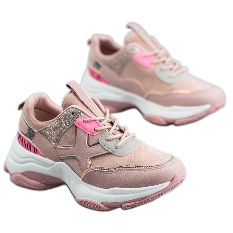 SHELOVET Pantofi sport la modă roz