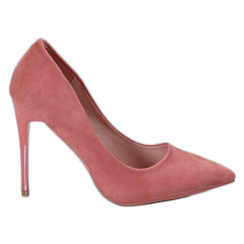 Cm Paris Tocuri din piele intoarsa roz