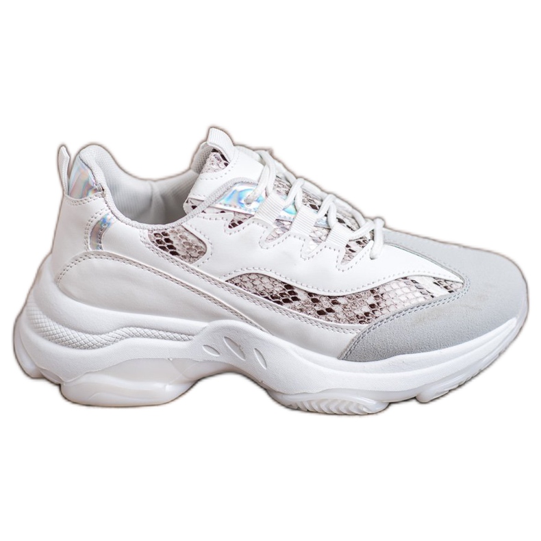 Kayla Adidași legați cu șarpe alb