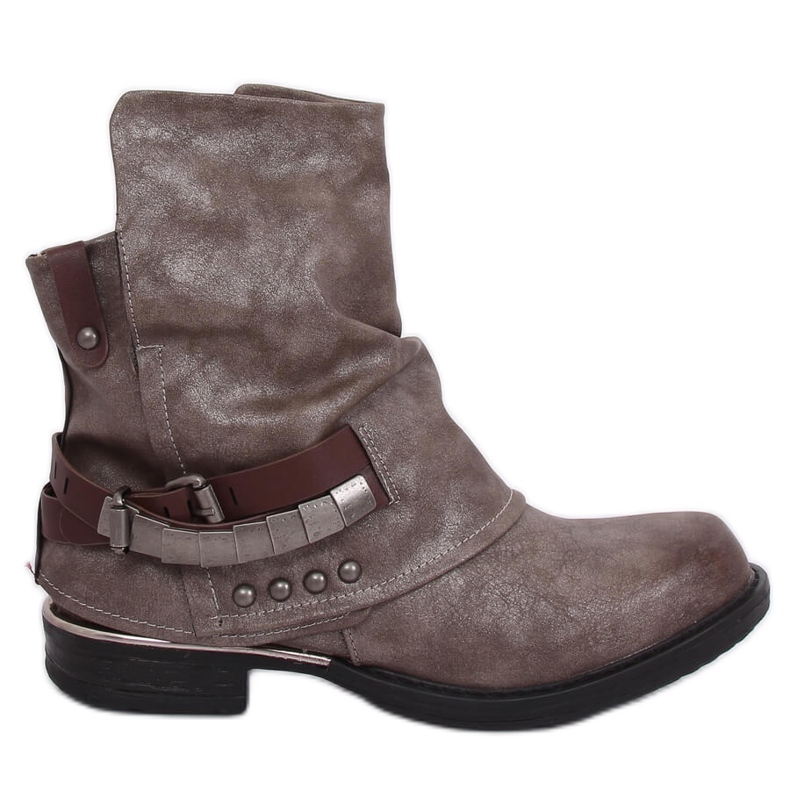 Cizme militare gri LL-165P Kaki Cizme militare gri LL-165P Kaki