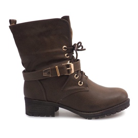 Workery 6616 Cizme kaki verde Workery 6616 Cizme kaki verde