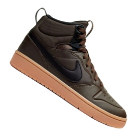 Pantofi Nike Court Borough Mid 2 (GS) Jr BQ5440-200 negru
