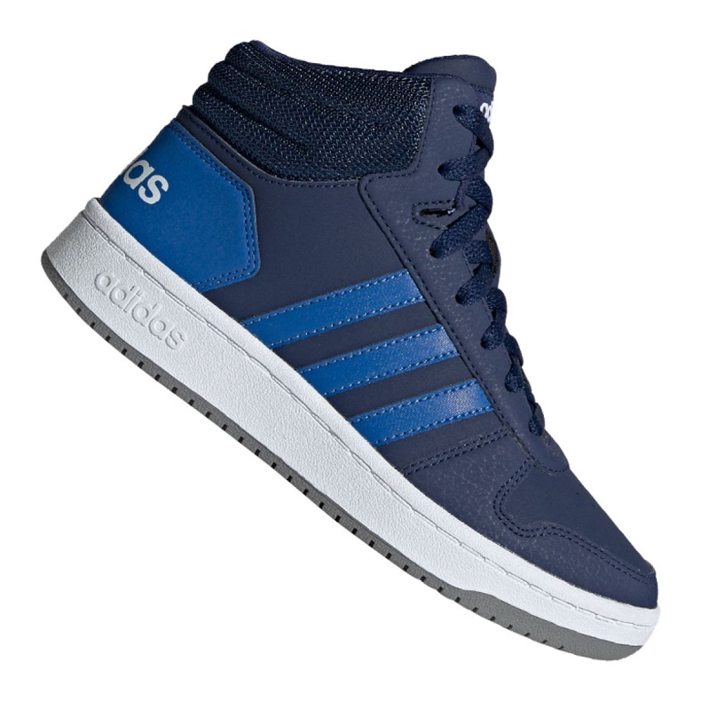 Pantofi Adidas Hoops Mid 2.0 Jr EE6707 albastru marin