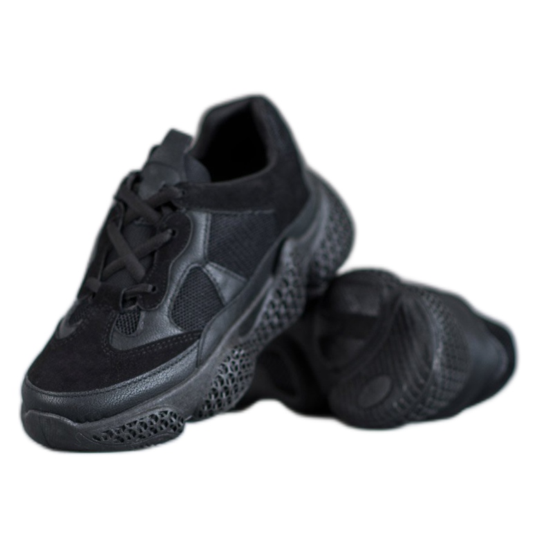 SHELOVET Adidași negri pentru femei negru