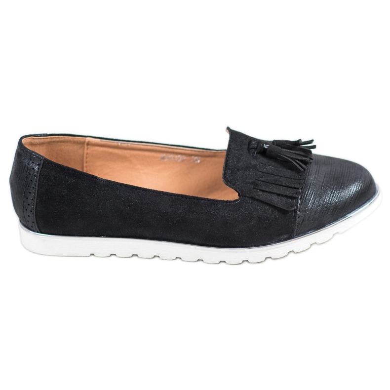 SHELOVET Domnii cu franjuri negru