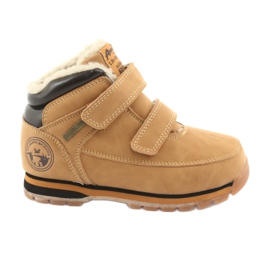 American Club Cizme din velcro American ES camel maro multicolor