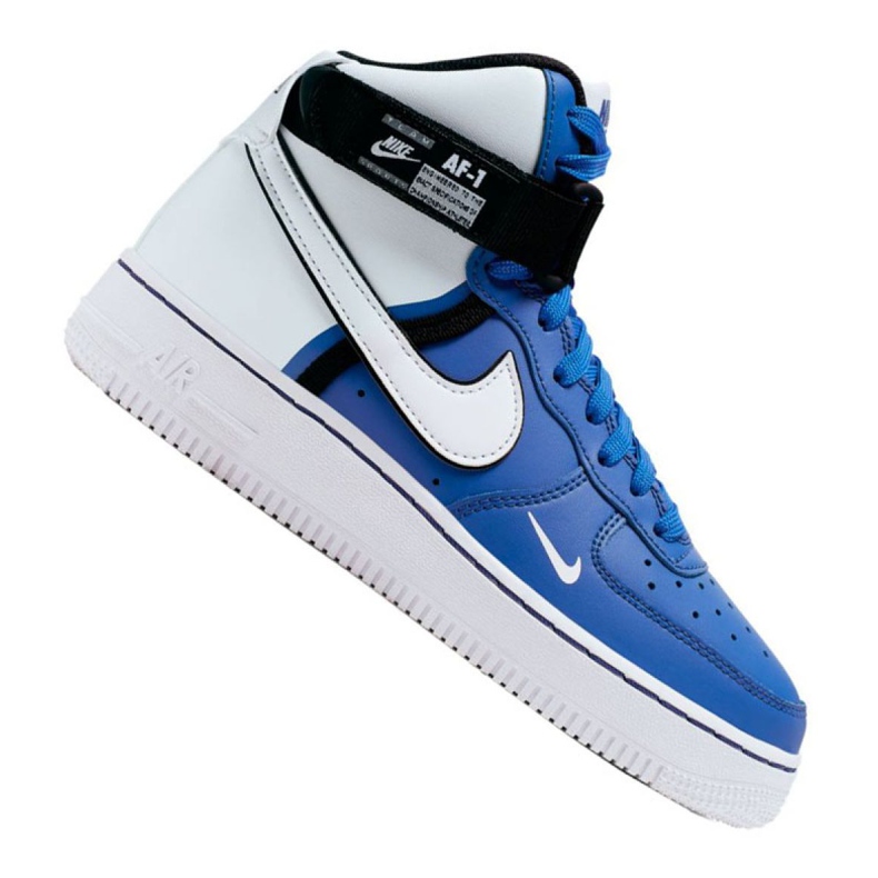 Pantofi Nike Air Force 1 High LV8 2 Jr CI2164-400 alb-albastru