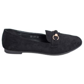 Nio Nio Mocasini din piele de căprioară negru Nio Nio Mocasini din piele de căprioară negru