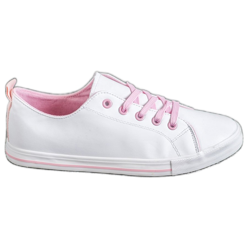 SHELOVET Adidași confortabili alb