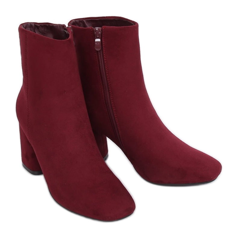 Maroon 3486 Wine Red tocuri înalte roșu