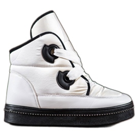 RTX WALK Ghete de zăpadă cu cristale alb