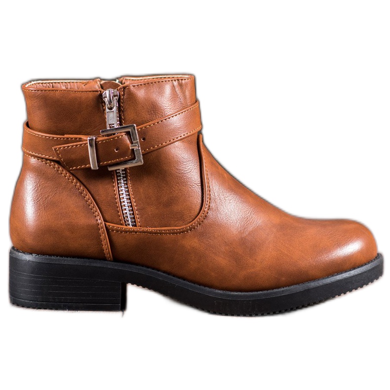 Abloom Cizme maro cu piele ecologică Abloom Cizme maro cu piele ecologică