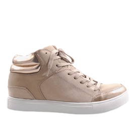 Adidași de culoare bej bej K323 Adidași de culoare bej bej K323