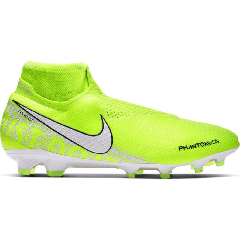 Pantofi de fotbal Nike Phantom Vsn Elite Df Fg M AO3262-717 galben galbeni