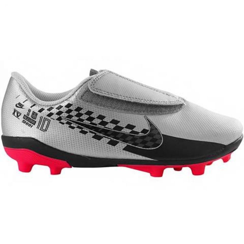 Pantofi de fotbal Nike Mercurial Vapor 13 Club Neymar Mg PS (V) Jr AT8164-006 negru gri Pantofi de fotbal Nike Mercurial Vapor 13 Club Neymar Mg PS (V) Jr AT8164-006 negru gri