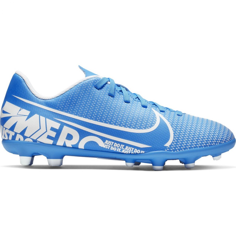 Pantofi de fotbal Nike Mercurial Vapor 13 Club FG / MG Jr AT8161-414 albastru albastru