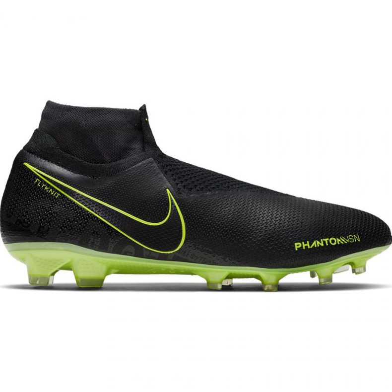 Pantofi de fotbal Nike Phantom Vsn Elite Df Fg M AO3262-007 negru negru