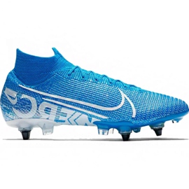 Pantofi de fotbal Nike Mercurial Superfly 7 Elite SG-Pro Ac M AT7894-414 albastru albastru