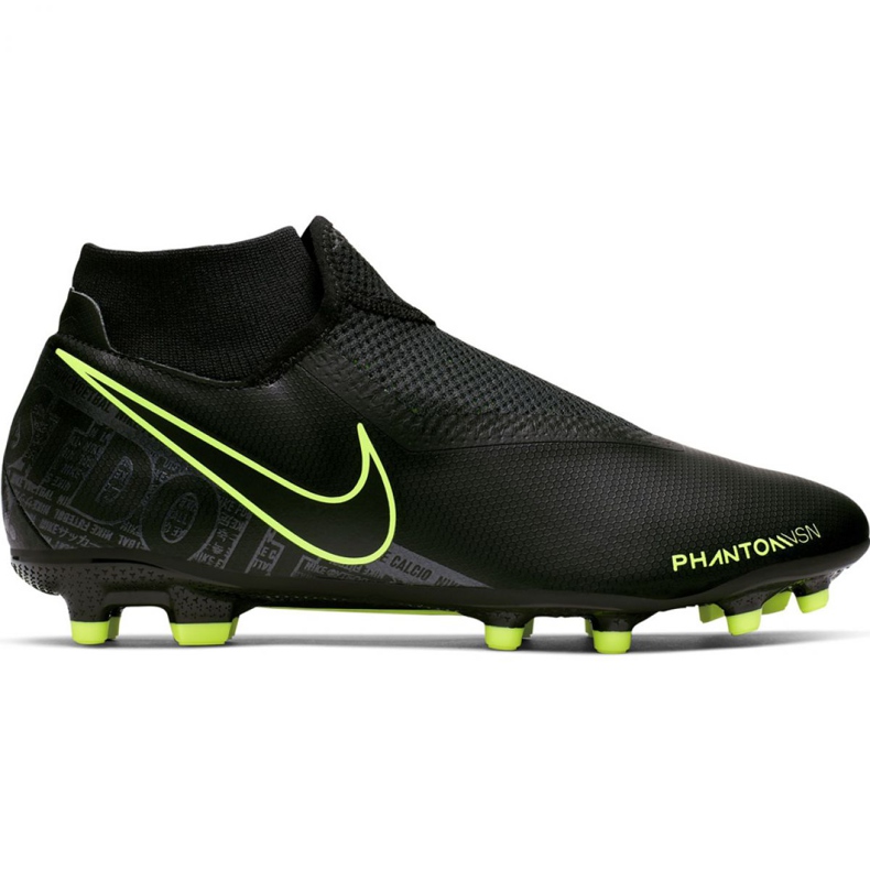 Pantofi de fotbal Nike Phantom Vsn Academy Df FG / MG M AO3258-007 negru negru