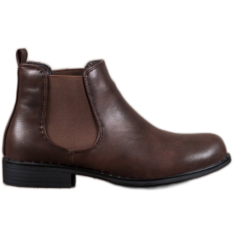 Small Swan Cizme Chelsea clasice maro