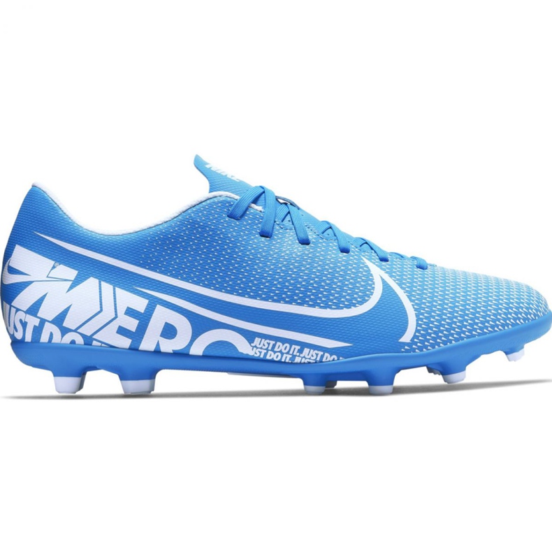 Pantofi de fotbal Nike Mercurial Vapor 13 Club FG / MG M AT7968-414 albastru albastru