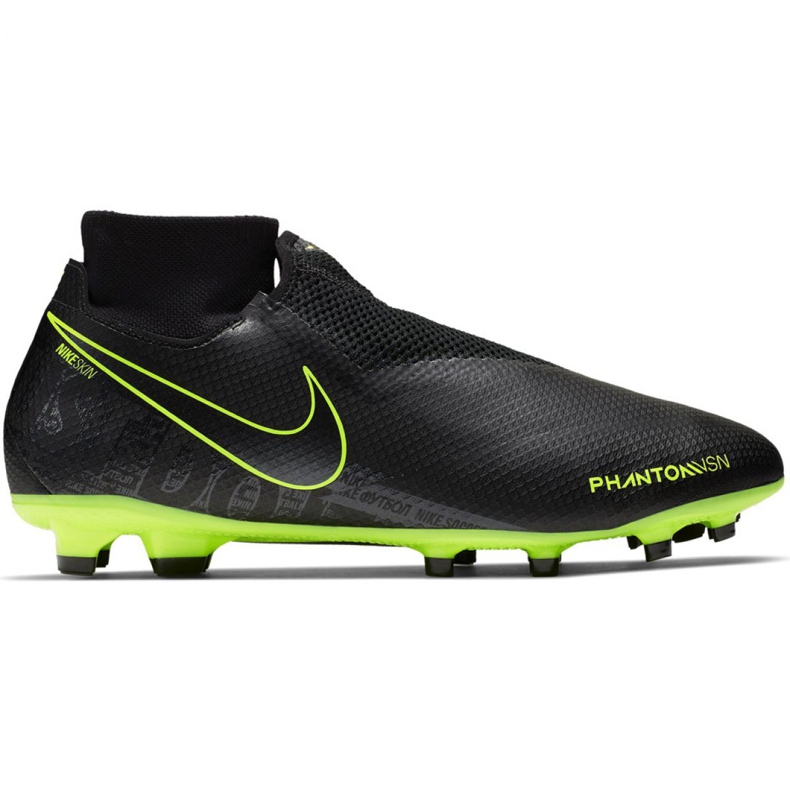 Ghete de fotbal Nike Phantom Vsn Pro Df Fg M AO3266-007 negru negru
