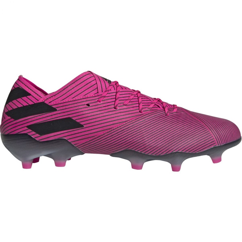 Ghete de fotbal Adidas Nemeziz 19.1 Fg M F34407 roz roz