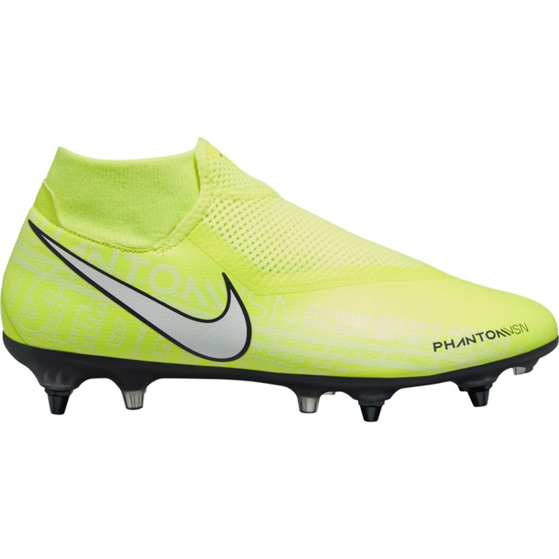 Pantofi de fotbal Nike Phantom Vsn Academy Df Sg Pro Ac M BQ8845-717 galben galben