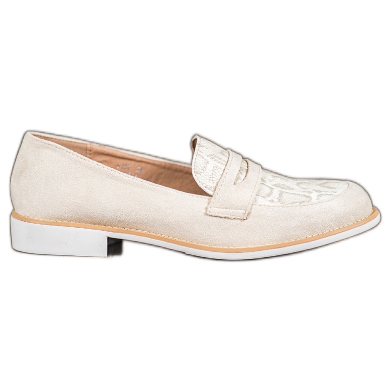 Bestelle Mocasini cu sclipici maro