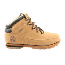 American Club Cizme din dantelă ES39 camel maro multicolor American Club Cizme din dantelă ES39 camel maro multicolor