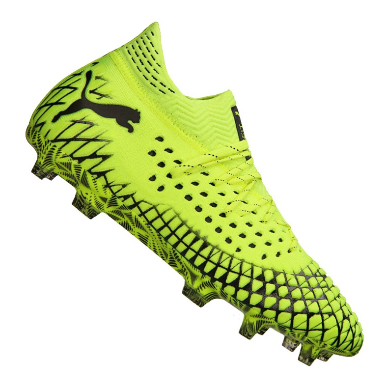 Ghete de fotbal Puma Future 4.1 Netfit Fg / Ag M 105579-03 galben galben Ghete de fotbal Puma Future 4.1 Netfit Fg / Ag M 105579-03 galben galben