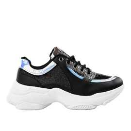 Încălțăminte sport neagră pentru femei W-3117 negru Încălțăminte sport neagră pentru femei W-3117 negru