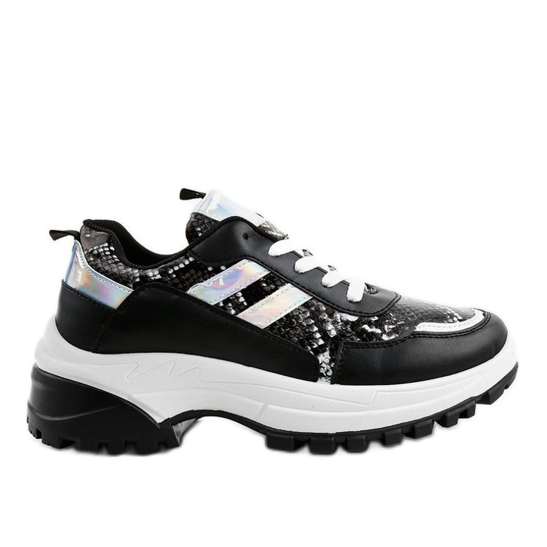 Pantofi sport negri eleganți 690051 negru Pantofi sport negri eleganți 690051 negru