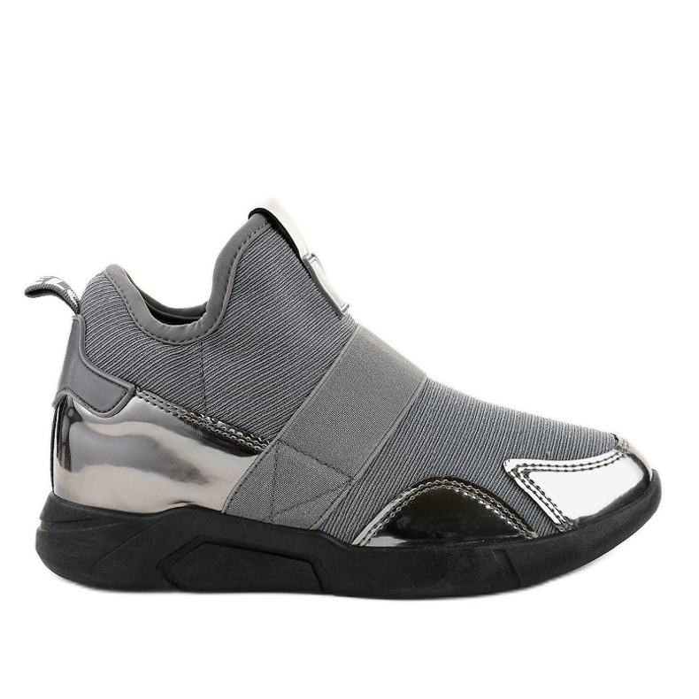 Pantofi sport gri cu bandă elastică SJ1836-3