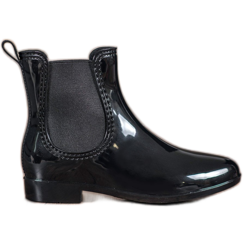 SHELOVET Galoși lăcuți negru