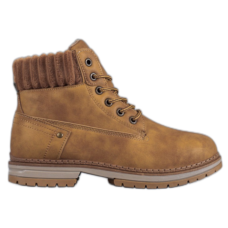 SHELOVET Trappers la modă maro