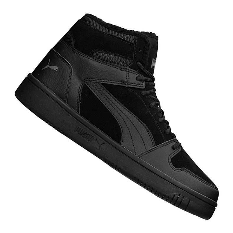 Puma Rebound LayUp Sd Fur M 369831-01 negru Puma Rebound LayUp Sd Fur M 369831-01 negru