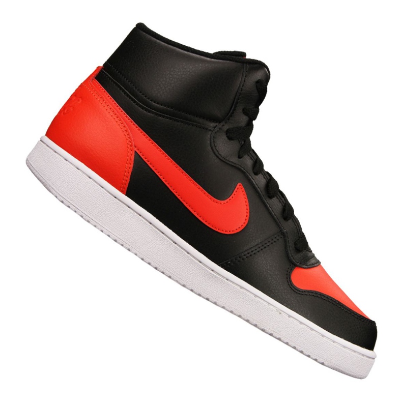 Pantofi Nike Ebernon Mid M AQ1773-005 negru roșu