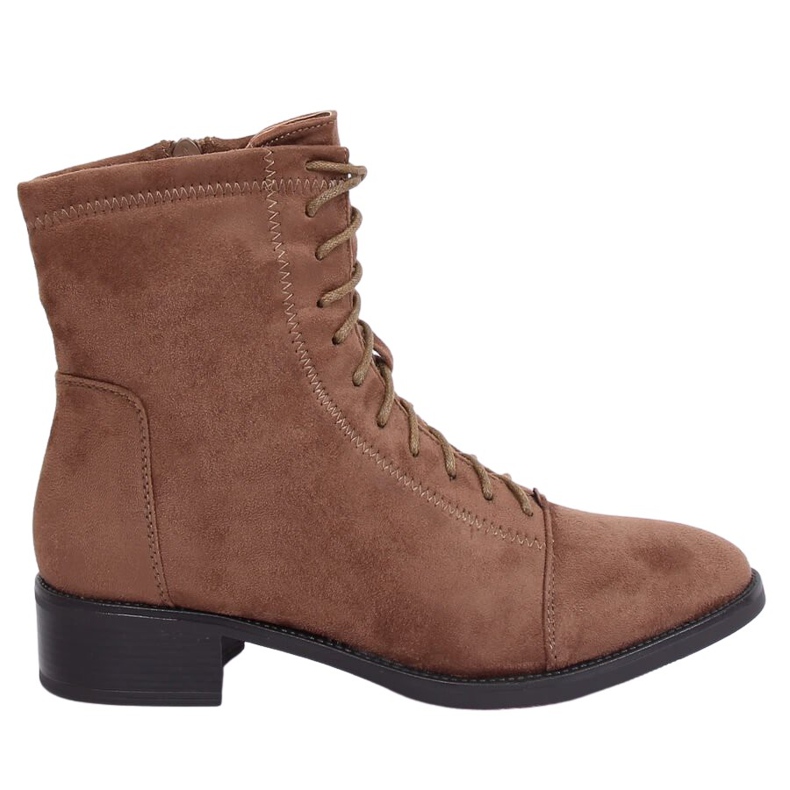 Cizme dantelate, bej 3127 Kaki