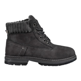 SHELOVET Trappers la modă gri SHELOVET Trappers la modă gri