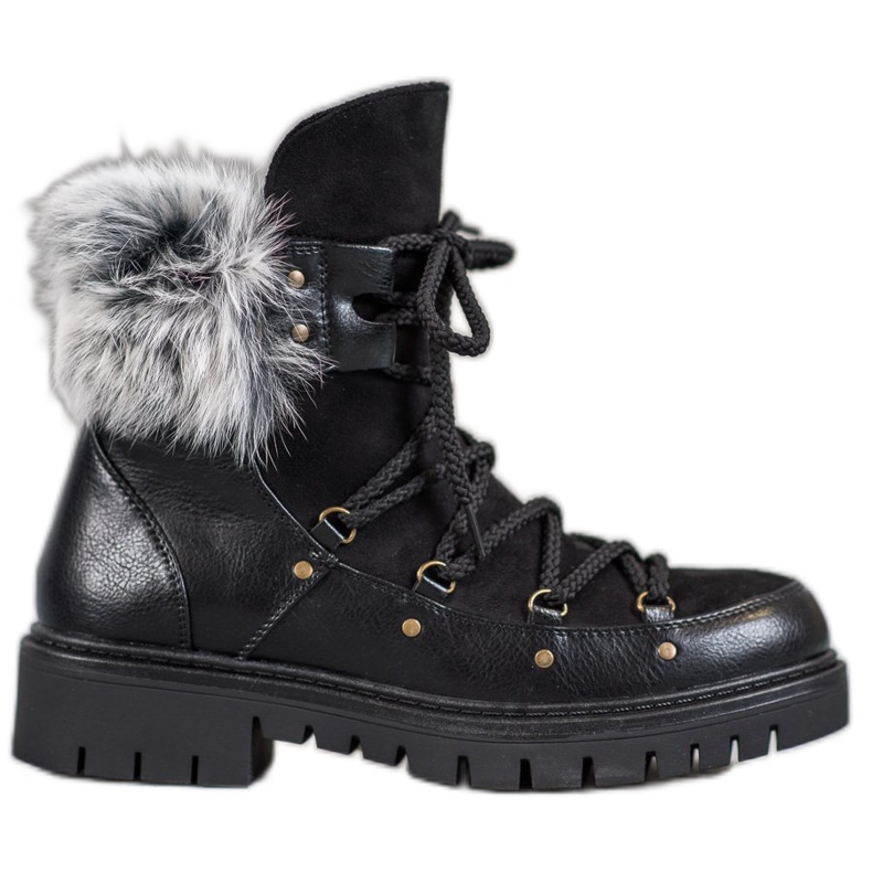 SHELOVET Cizme de alunecare pentru femei negru