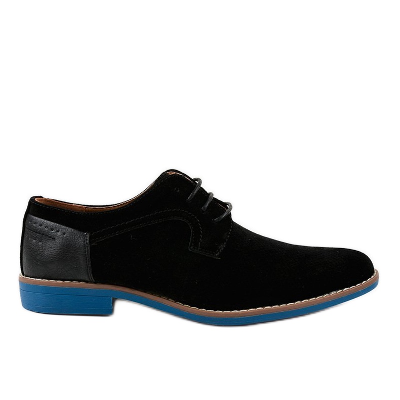 Pantofi eleganți negri H-32 negru