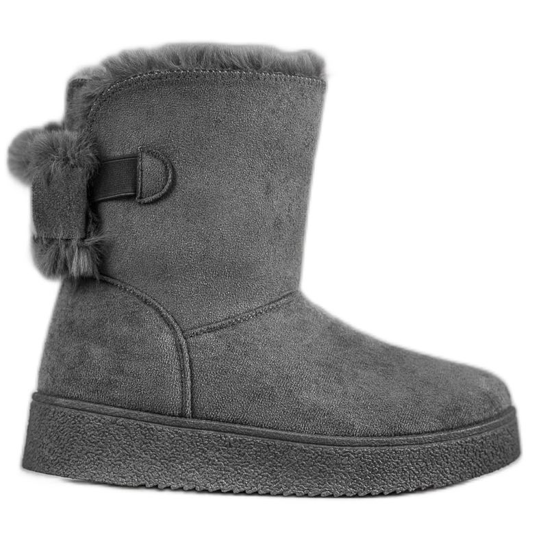 SHELOVET Mukluki cu un arc gri