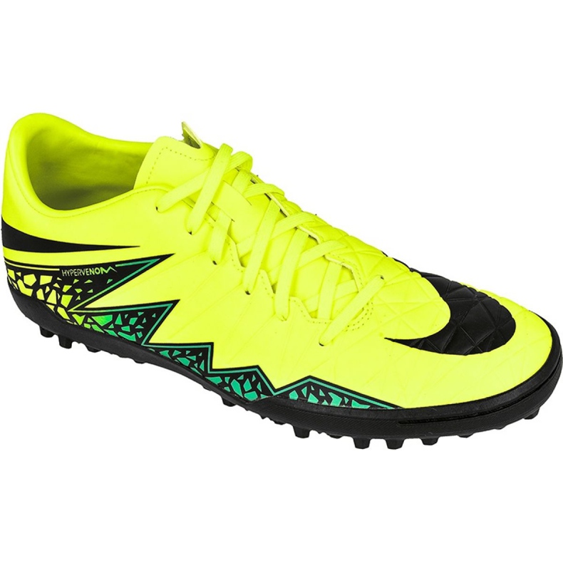 Ghete de fotbal Nike Hypervenom Phelon Ii Tf M 749899-703 galben galben