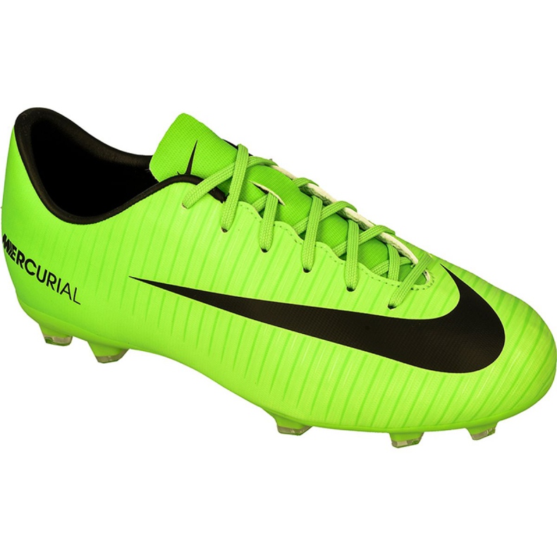 Pantofi de fotbal Nike Mercurial Victory Vi Fg Jr 831945-303 verde verde