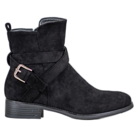 Filippo Ghete din piele de căprioară negru