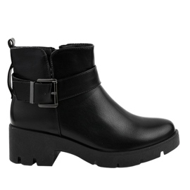 DGLJ-1 cizme plate negre negru